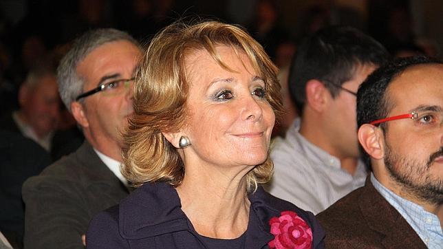 La presidenta de la Comunidad de Madrid, Esperanza Aguirre