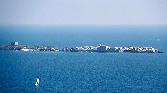 Imagen panorámica de la isla de Tabarca