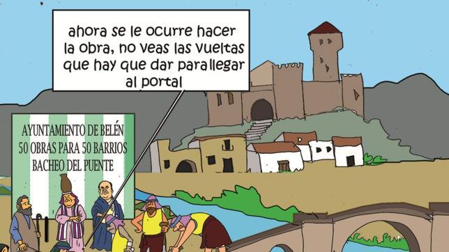 La ciudad convertida en un Belén