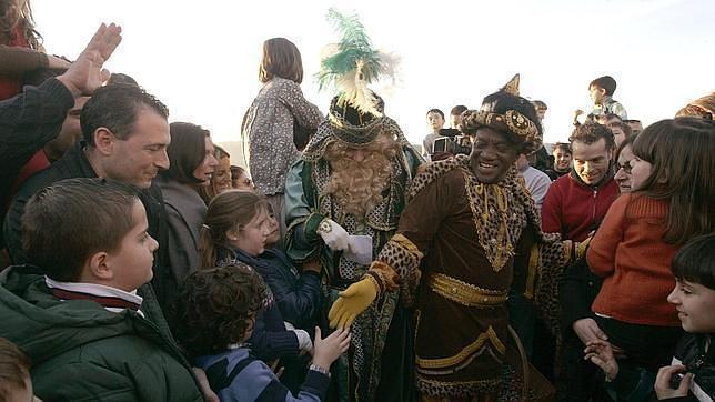 «Selfies» y seguimiento en directo en la Cabalgata de Reyes de La Coruña