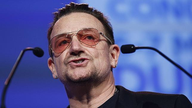 El cantante irlandés, Bono