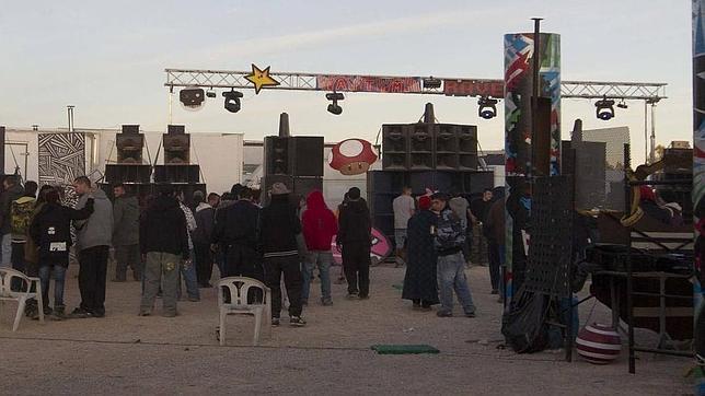 La música cesa en la «rave» ilegal de Benagéber tras cinco días de fiesta