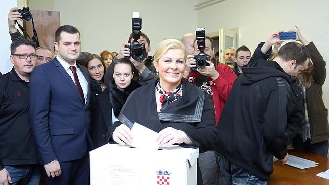 Grabar-Kitarovic, primera presidenta de Croacia