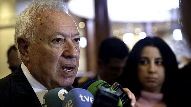 Margallo pide que los países de la UE pacten su voto sobre Palestina en el Consejo de Seguridad