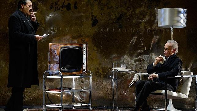 Un momento de la ópera «El juez», protagonizada por José Carreras