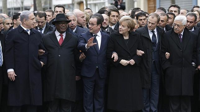 El comodín de Malí durante la marcha francesa contra el terrorismo