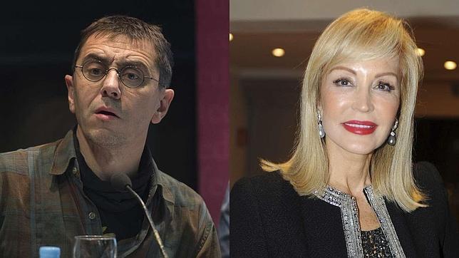 Monedero explica por qué comió el roscón con Carmen Lomana