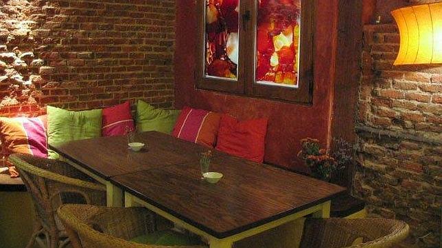 El interior del restaurante situado en la calle San Bernardino