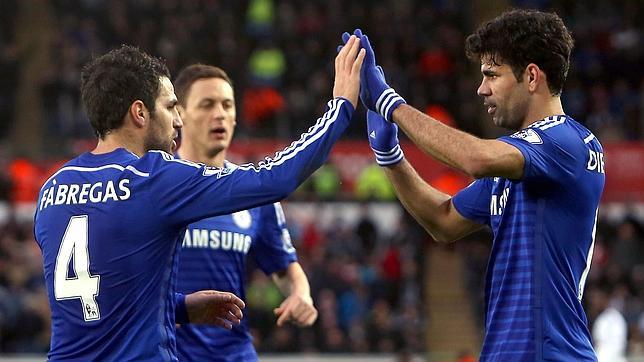 Costa y Cesc, pareja letal