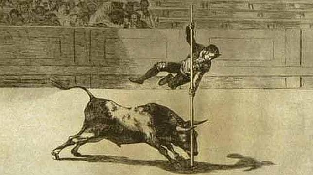 El salto de la garrocha, de Goya