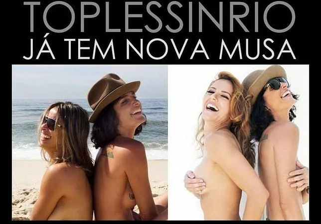 Se manifiestan en topless para pedir su legalización en las playas de Brasil