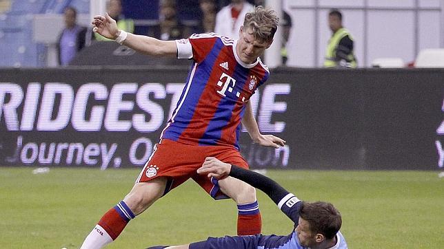 Bastian Schweinsteiger, en un amistoso en Arabia Saudí