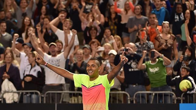 Kyrgios enloquece Australia con su triunfo