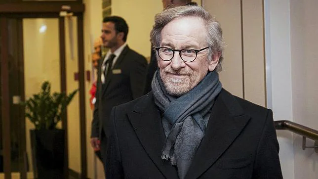 Steven Spielberg, a su llegada a Cracovia para participar en el Congreso Mundial Judío
