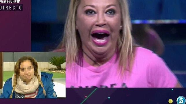 «GHVIP»: Andrea Janeiro manda un vídeo a Belén Esteban