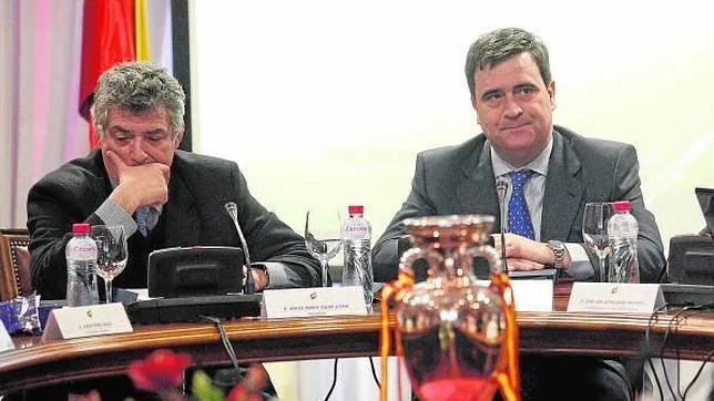 Villar y Cardenal, en una reunión del año 2012