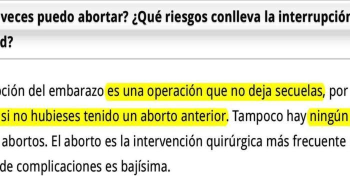 Denuncian a 27 clínicas abortistas por publicidad engañosa