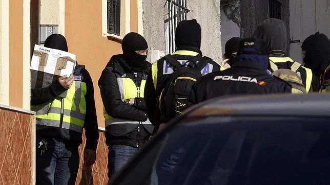 Operación contra las redes yihadistas en Melilla el pasado diciembre
