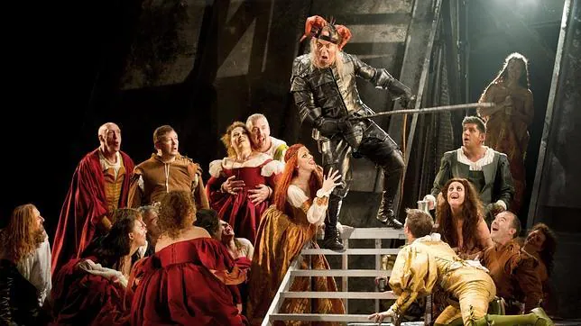 Una escena de «Rigoletto», en la producción de David McVicar que presentará el Teatro Real