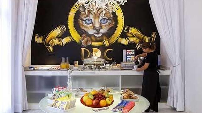 Todo el restaurante es un homenaje en sí mismo al cine