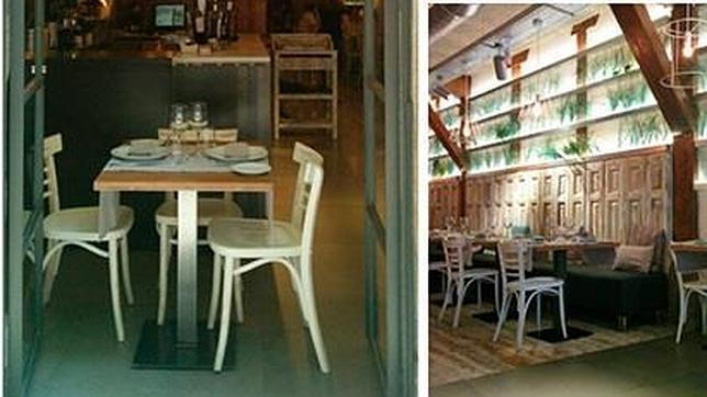 El interior del restaurante