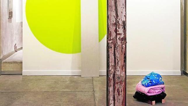 Detalle del montaje de la exposición actual de Formato Cómodo