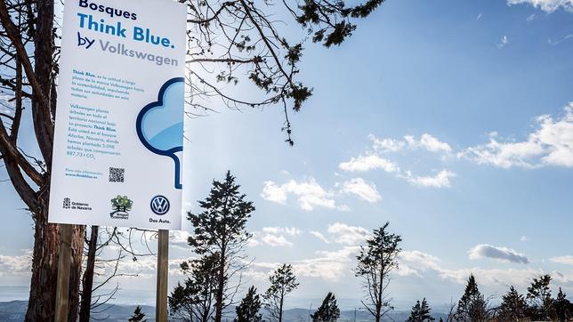 El nuevo bosque de VW se ubica en la localidad navarra de Añorbe.