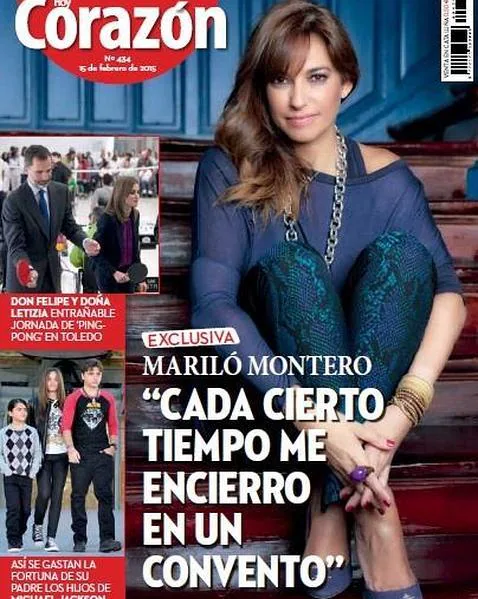 Portada de la revista protagonizada por Mariló Montero
