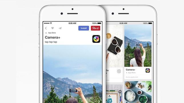 Apple empieza a «vender» aplicaciones a través de Pinterest