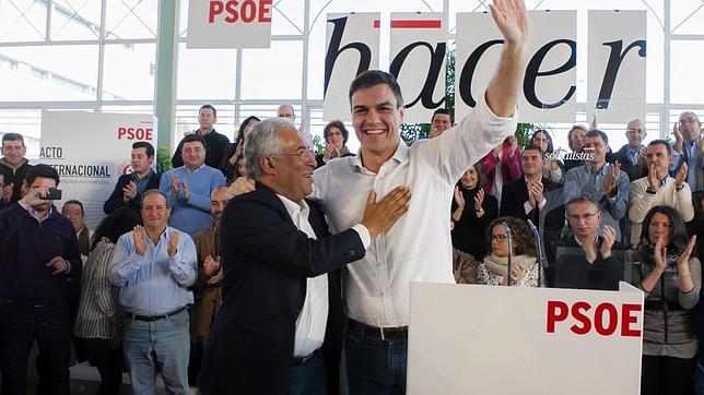 Pedro Sánchez, secretario general del PSOE, interviene en un mitin el pasado 7 de febrero en Badajoz
