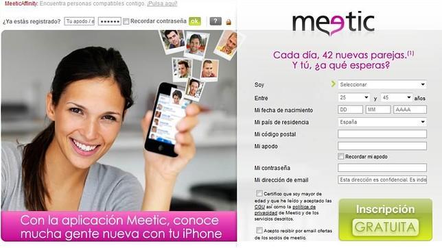 Anuncio publicitario de Meetic