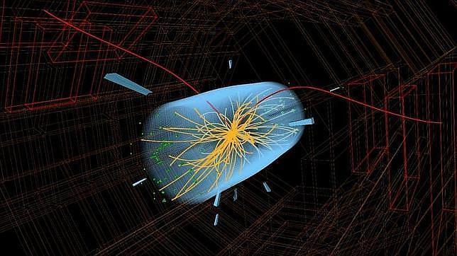 Colisiones de partículas en el experimento CMS