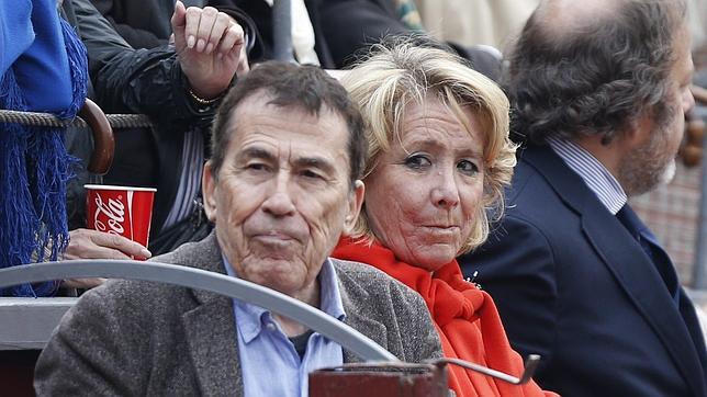 Sánchez Dragó, con Esperanza Aguirre en Las Ventas