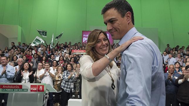 Susana Díaz y Pedro Sánchez