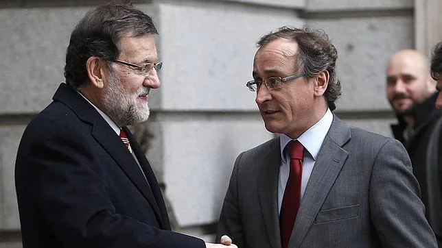 Mariano Rajoy y Alfonso Alonso