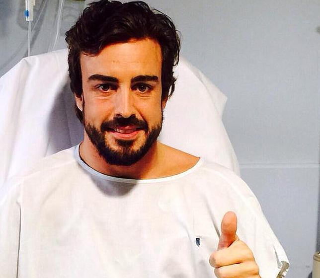 Alonso agradece el apoyo desde el hospital