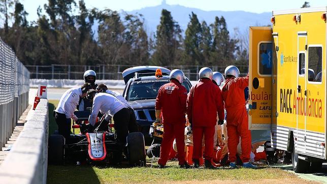 McLaren culpa al viento del accidente de Alonso