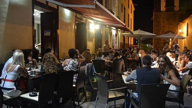 El Mirador, durante una actuación musical