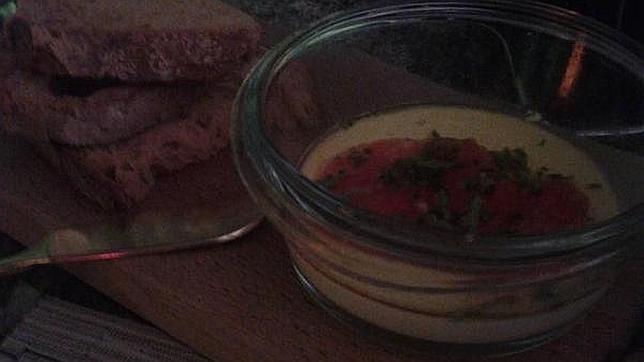 Una finura la brandada de bacalao de Monvinic