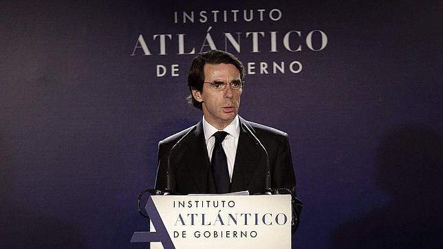 José María Aznar, en la presentación de su Instituto Atlántico de Gobierno