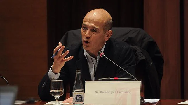 Pere Pujol, en el Parlament