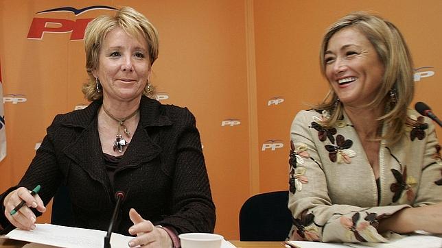 El PP celebra el tándem Esperanza Aguirre y Cristina Cifuentes