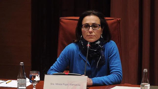 Mireia Pujol, en el Parlament