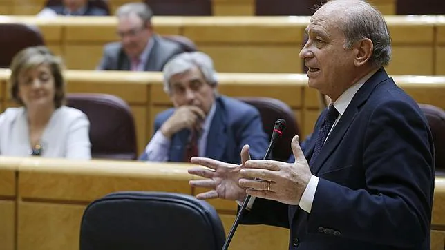 El ministro del Interior, Jorge Fernández Díaz, en el Senado