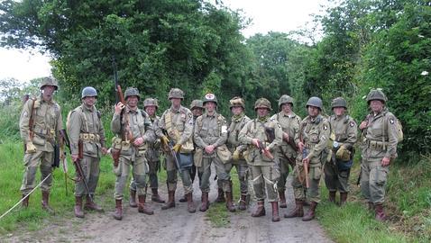 101 Airborne Girona en el 70 aniversario de la batalla de Normandia