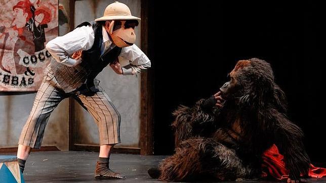 Momento de la obra «kibubu», dentro de la programación de Teatralia