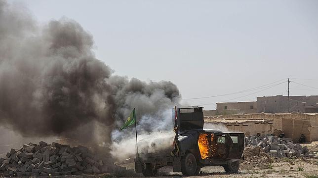 Los combates en Tikrit destruyen la tumba de Saddam Hussein