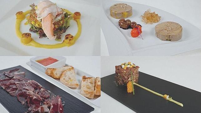 Variedad de platos en el restaurante La Era