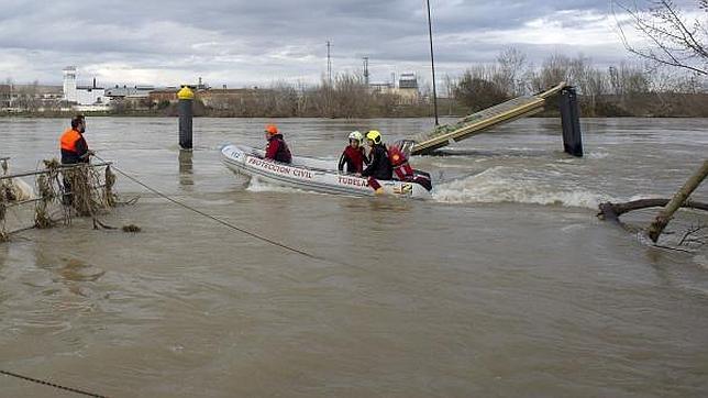 En alerta el río Ega en Navarra, y en prealerta el Ebro en Castejón