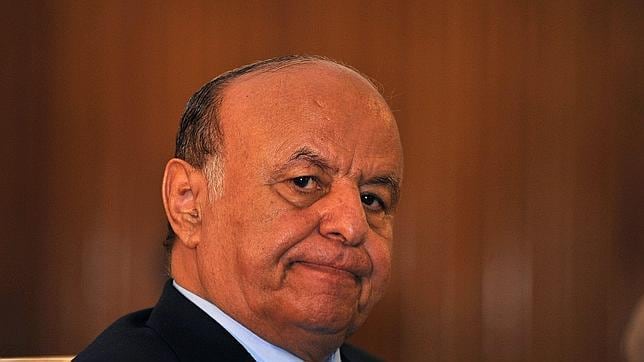 Fotografía facilitada el 19 de enero de 2015 del presidente yemení, Abdo Rabu Mansur Hadi, en el Palacio Presidencial en Saná (Yemen)